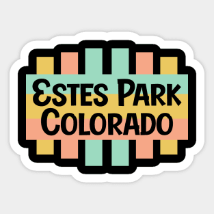 Estes Park Colorado Sticker